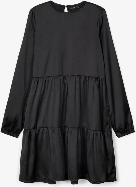 name it Jurk gelaagde satijnen