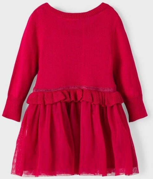 name it Jurk glitter gebreide