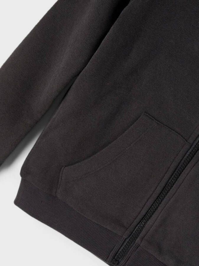 NAME IT KIDS vest NKFLENA met biologisch katoen zwart