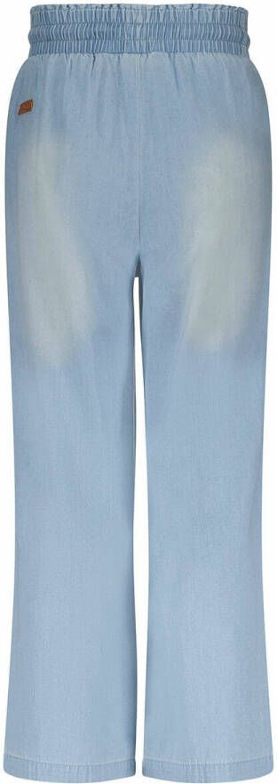 Nono Blauwe Wide Jeans Sayla B Palazzo Light Weight Denim Pants