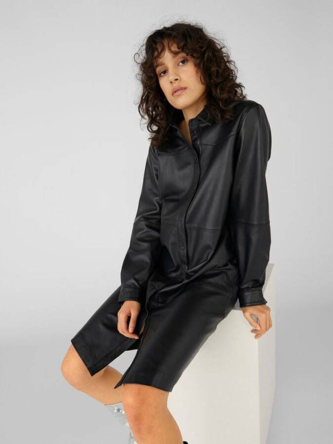 Object Blousejurk leren