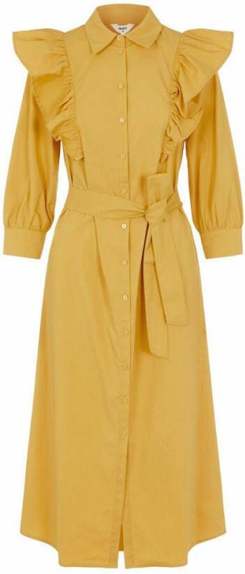 Object Vestido Objkamali Midi con Volantes manga 3/4