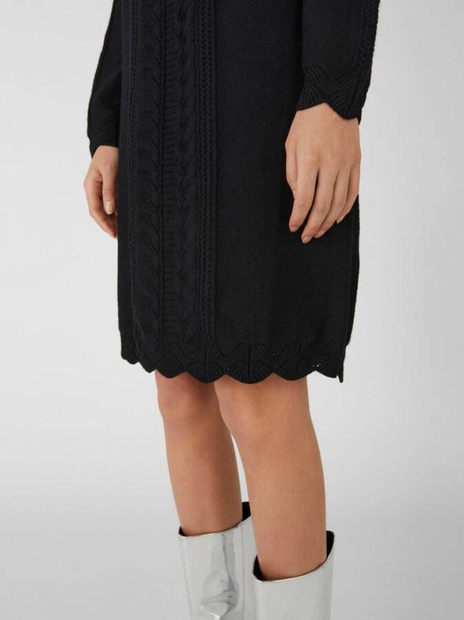 OBJECT gebreide jurk OBJPORTIA zwart