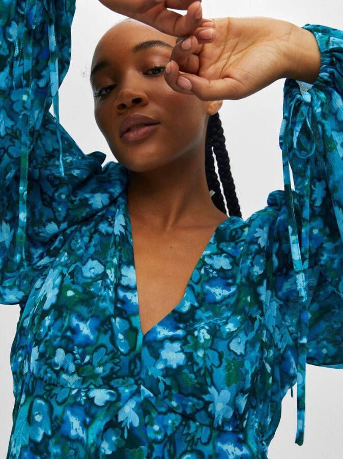 Object Maxi jurk gebloemd