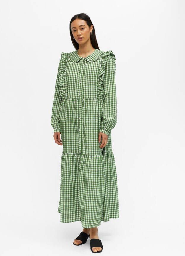 Object Maxi jurk geruit