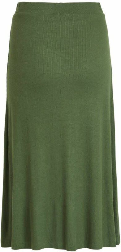 Object Maxi rok rib knopen aan voorkant