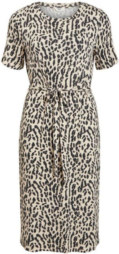 Object Midi jurk bedrukt