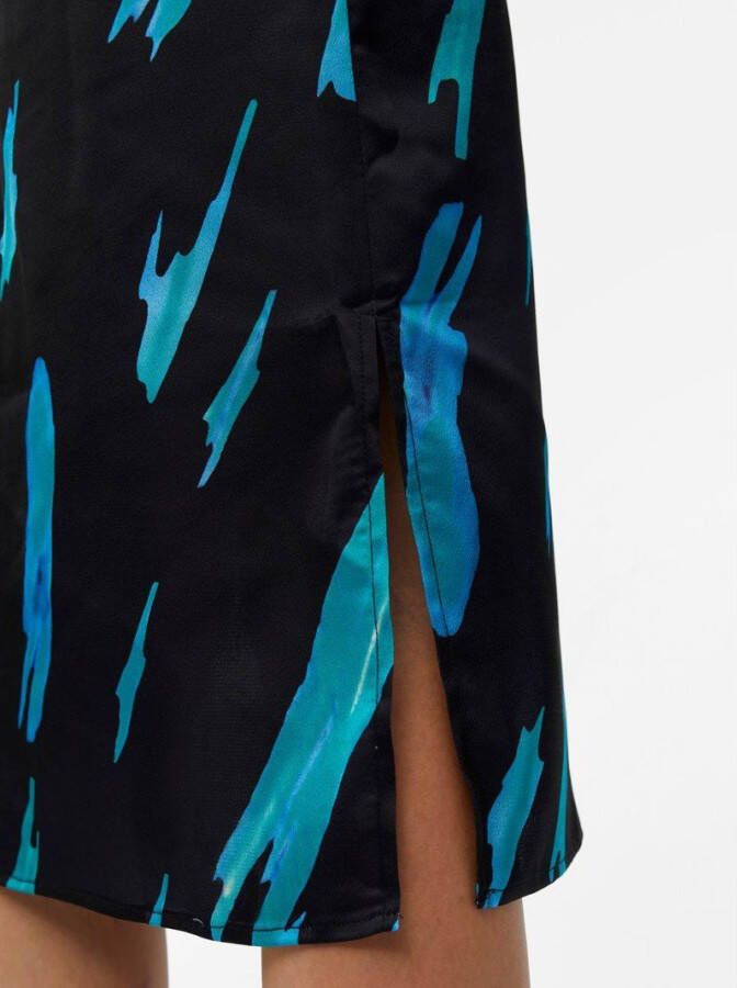 Object Midi jurk bedrukt