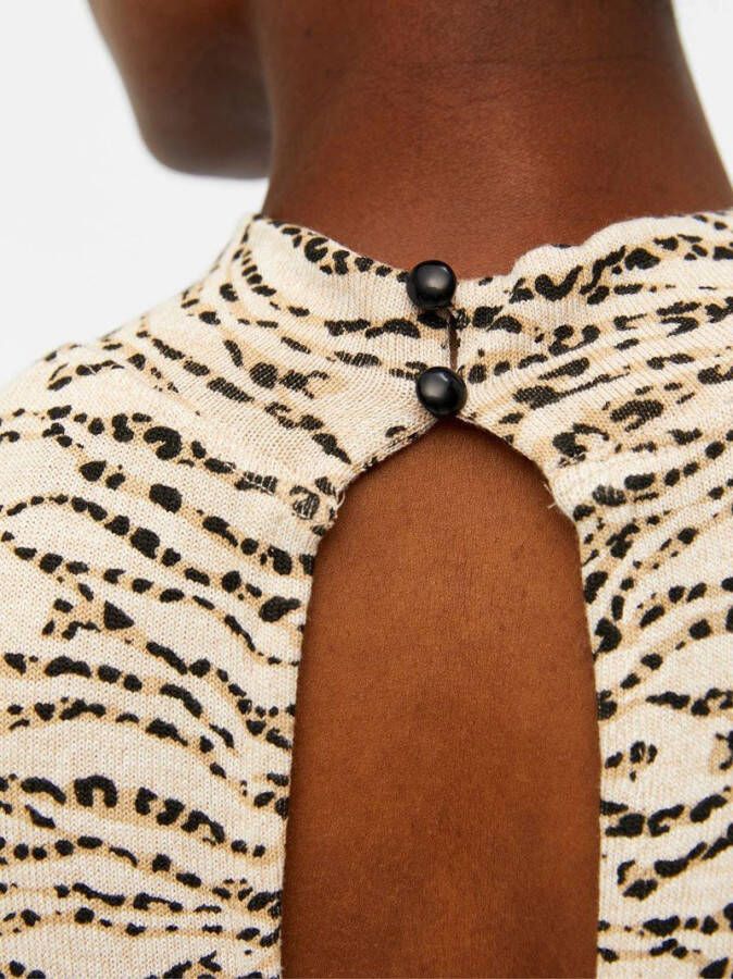 Object Midi jurk bedrukt