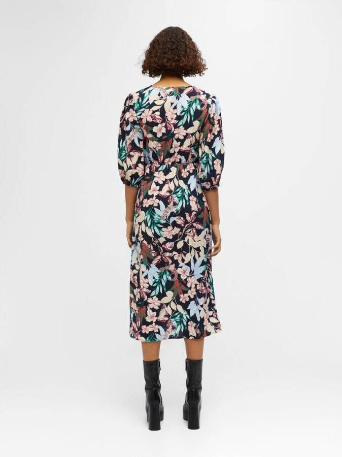 Object Midi jurk bedrukt