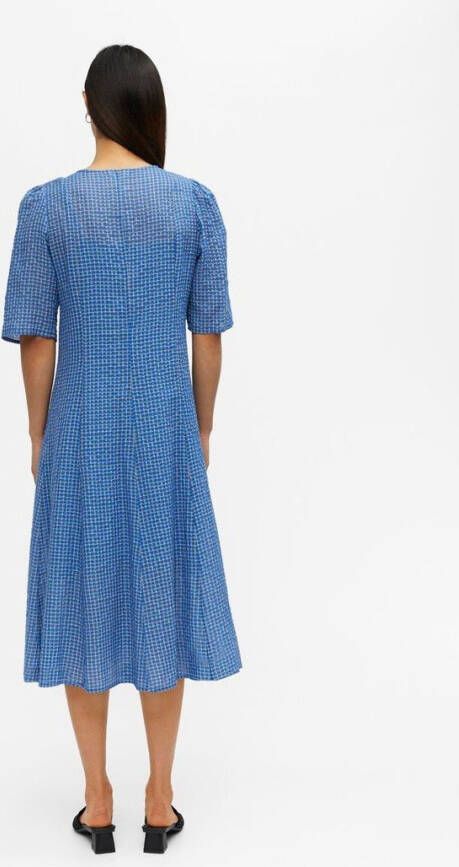 Object Midi jurk geruit