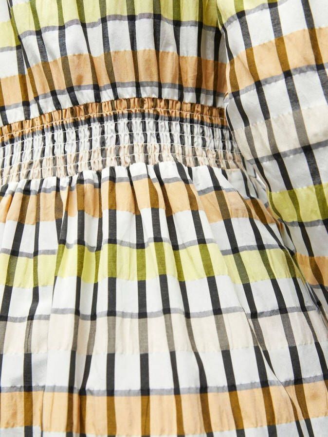 Object Midi jurk geruit