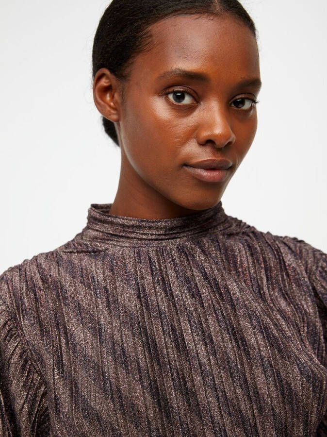 Object Midi jurk glitter