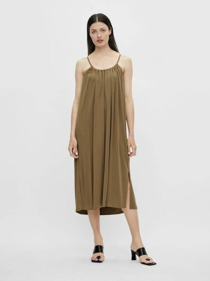 Object Midi jurk mouwloos