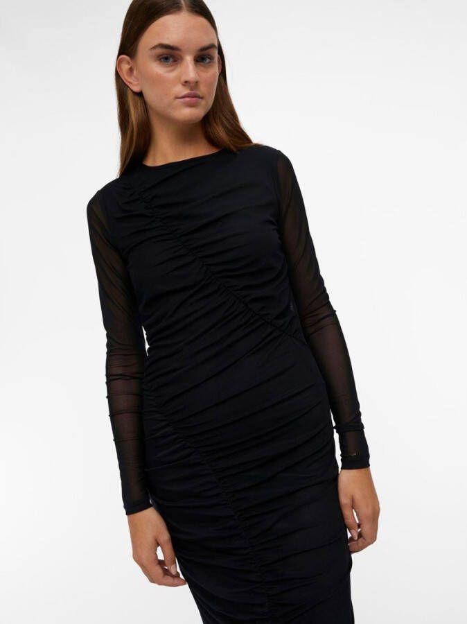 Object Midi jurk ruches