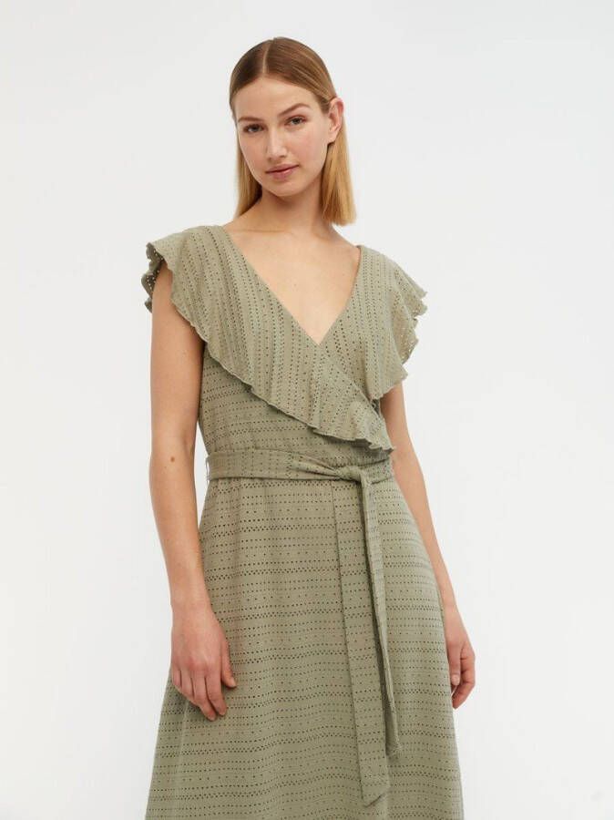 Object Midi jurk volant