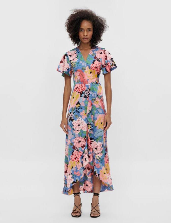 Object Midi jurk wikkel