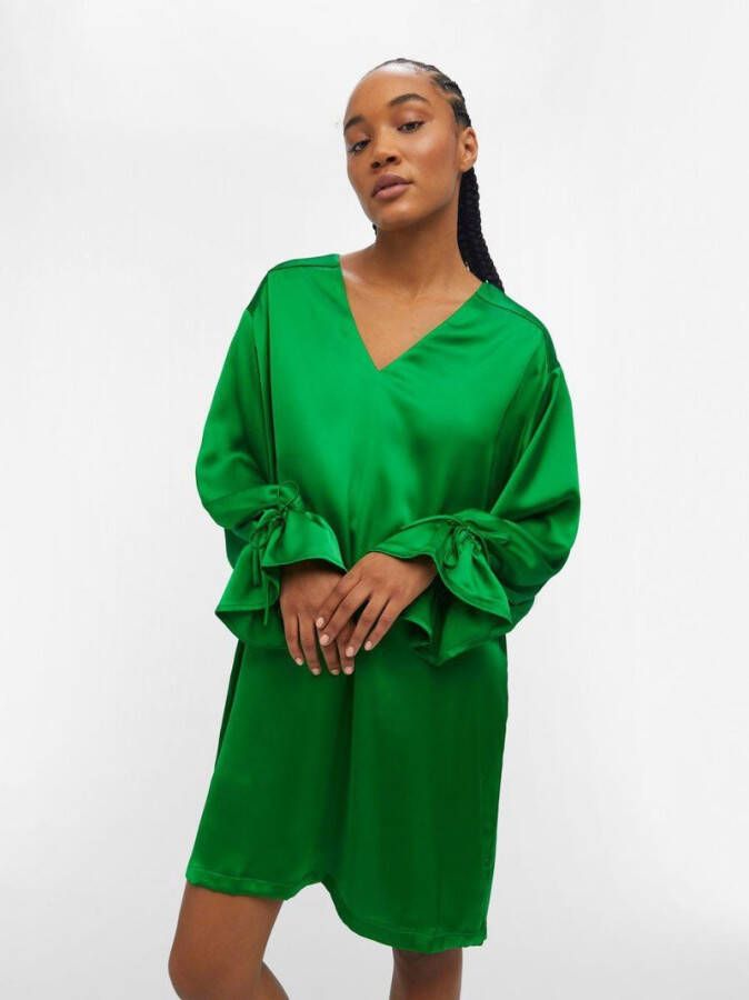 Object Mini jurk satinet