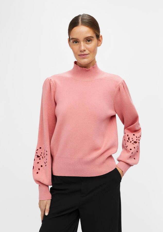 Object Lichtroze Coltrui Objreynard L/s Knit Pullover