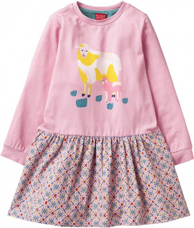 Room Seven Oilily Tatty jersey dress 33 top placement sheep skirt beads