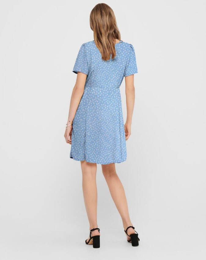 ONLY jurk ONLSONJA van gerecycled polyester donkerblauw