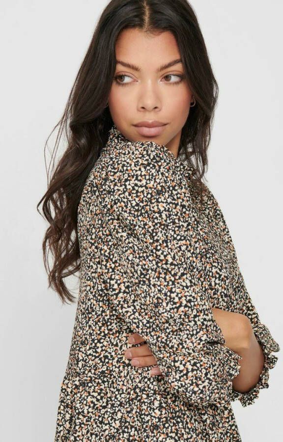 ONLY blousejurk met all over print zwart