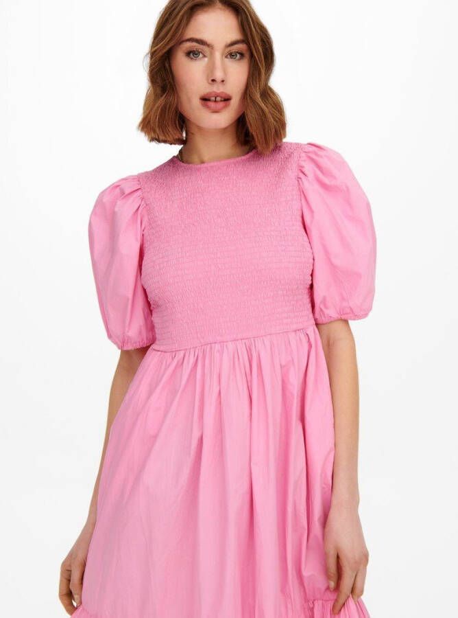 Only Jurk korte mouwen smok