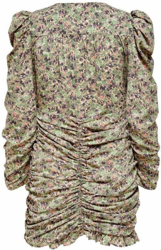 Only Wrinkle Effect Dress , Groen, Dames