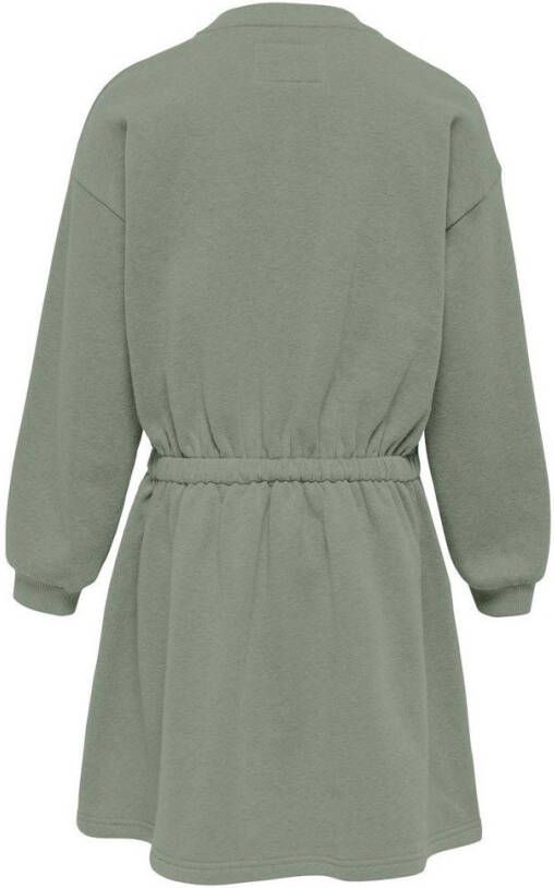 Only Jurk lange mouwen elastische taille