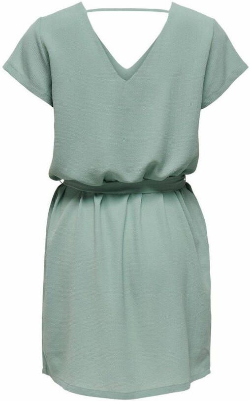 Only Jurk met korte mouwen effen gekleurde