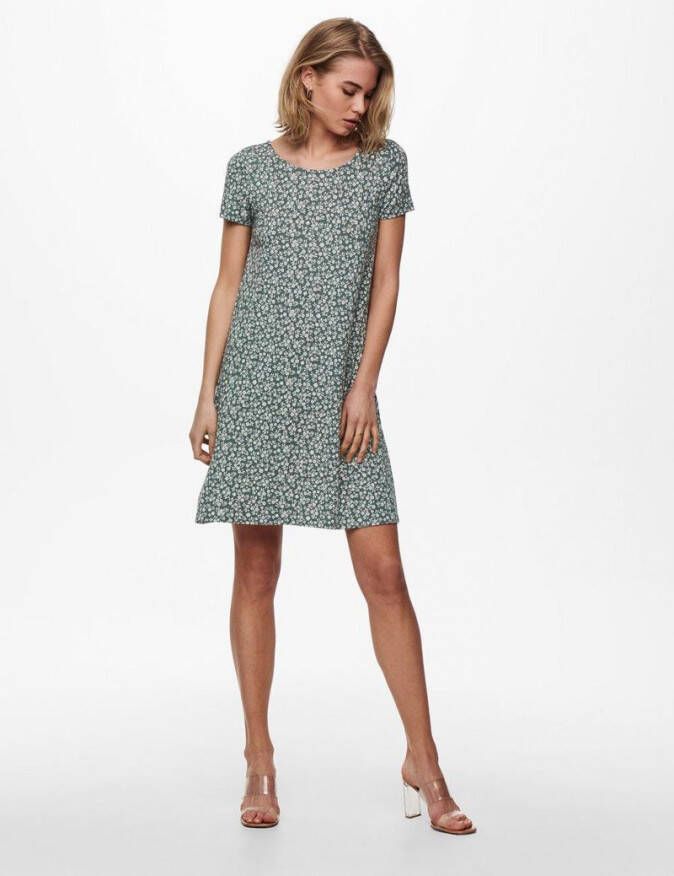 Only Shirtjurk ONLBERA BACK LACE UP S/S DRESS