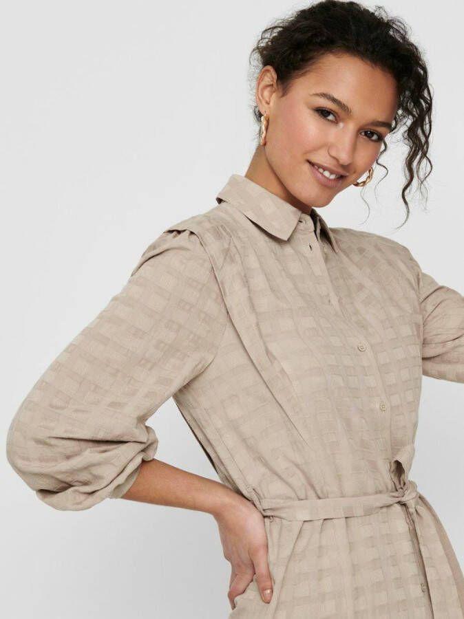 Only Jurk met lange mouwen gedetailleerde