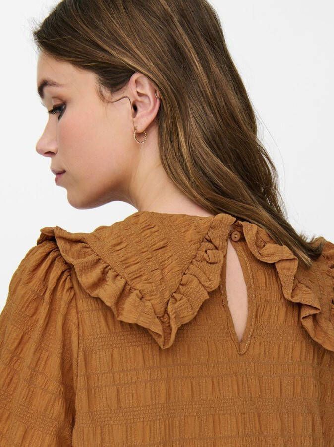 Only Jurk met lange mouwen mama midi