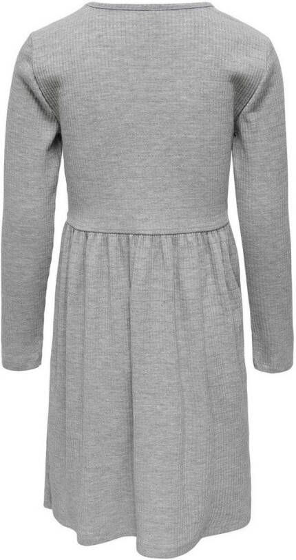 Only Jurk met lange mouwen ronde hals glitter