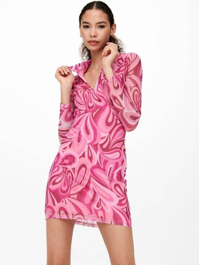 Only Jurk patroon polo