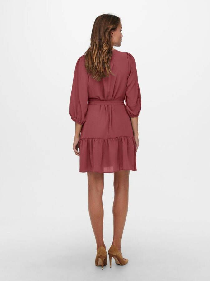 Only Jurk petite 3/4 pofmouwen