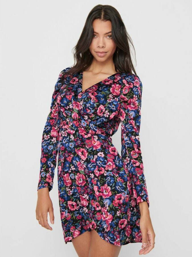 Only Jurk pofmouw gebloemde