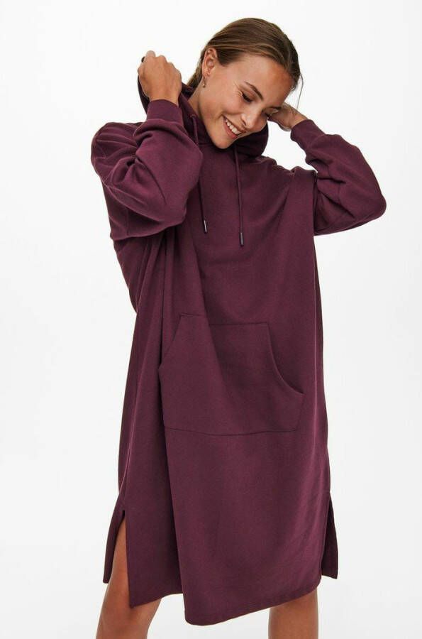 Only Sweatjurk ONLCHELSEA LIFE L/S OVERSIZE DRESS in oversized model