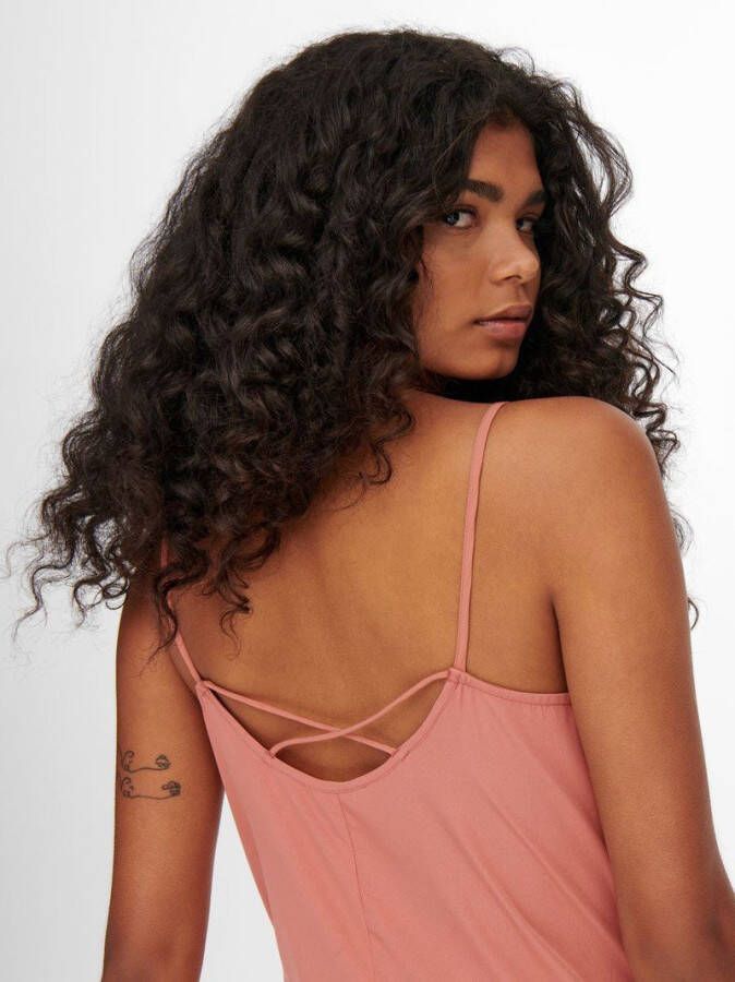 Only Maxi jurk knopen en ruches