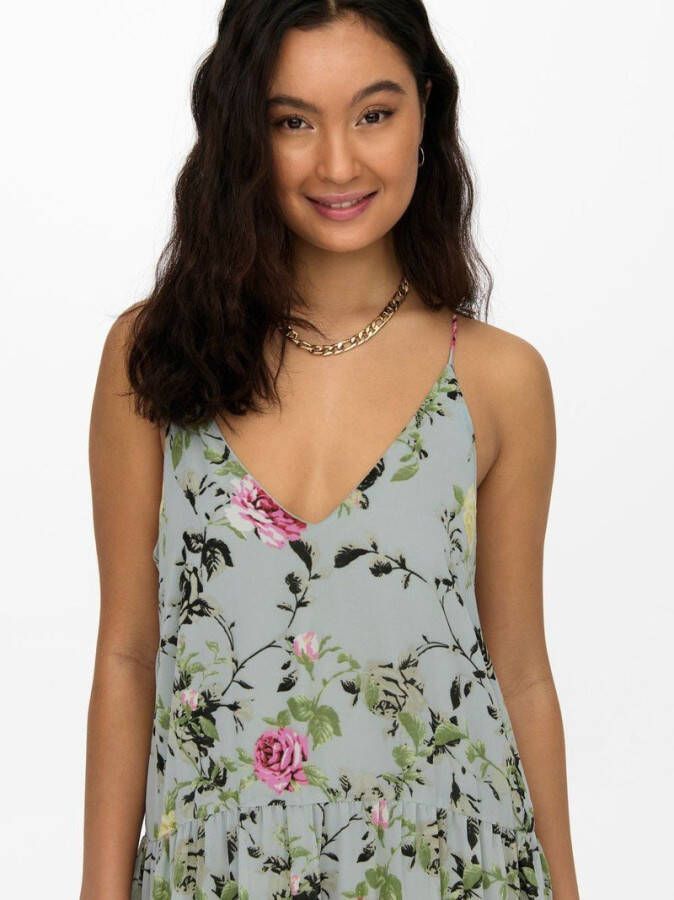 Only Maxi jurk korte mouwen