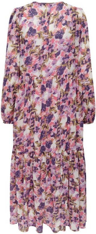 Only Maxi jurk onlstar ls wide sleeve maxi dress wvn