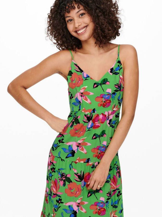 Only Maxi jurk patroon bandjes