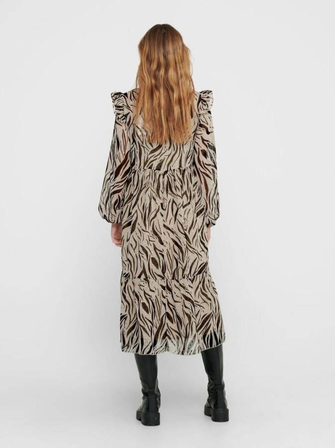 Only Midi jurk bedrukte