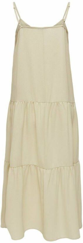 Only Midi jurk effen gekleurd