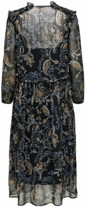 Only Midi jurk gedessineerde