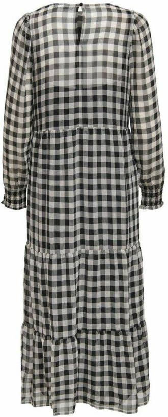 Only Midi jurk geruit