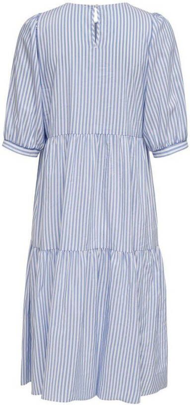 Only Midi jurk halflange mouw