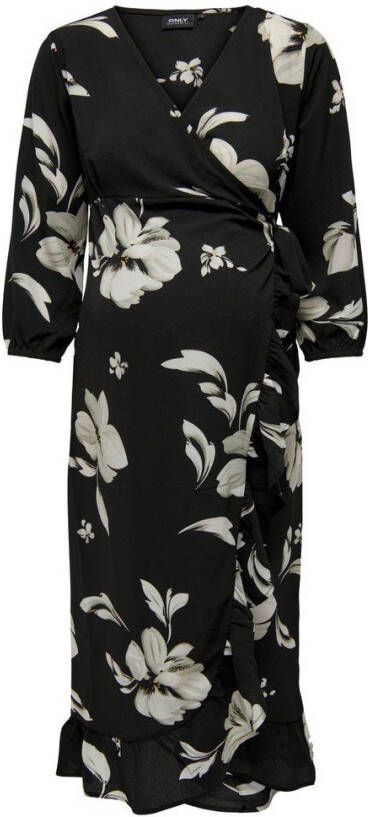 Only Midi jurk mama wikkel