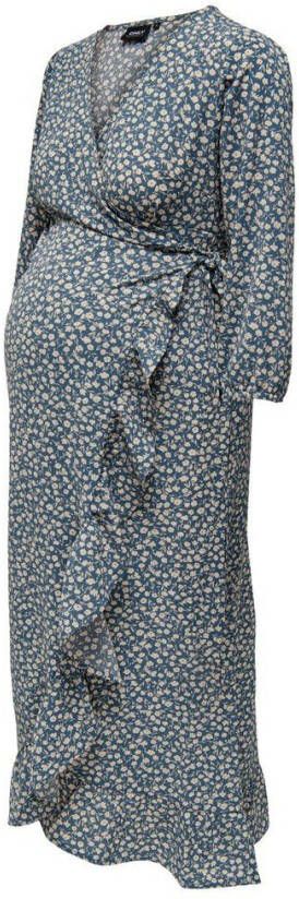 Only Midi jurk mama wikkel