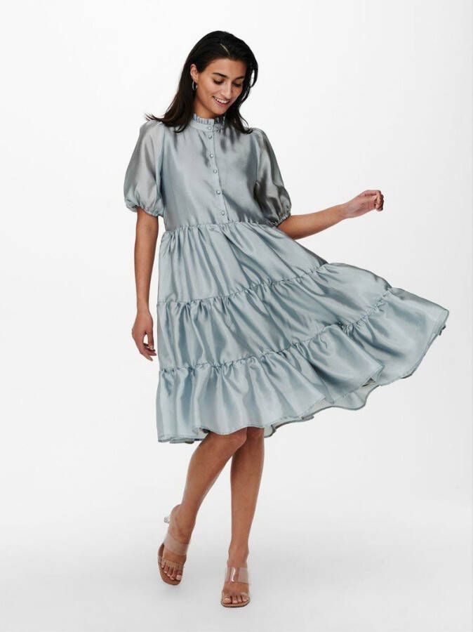 Only Midi jurk ruche